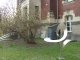Roland Phleps - Kinetische Skulptur "Tänzerin" vor dem Görges-Bau der Technischen Universität Dresden