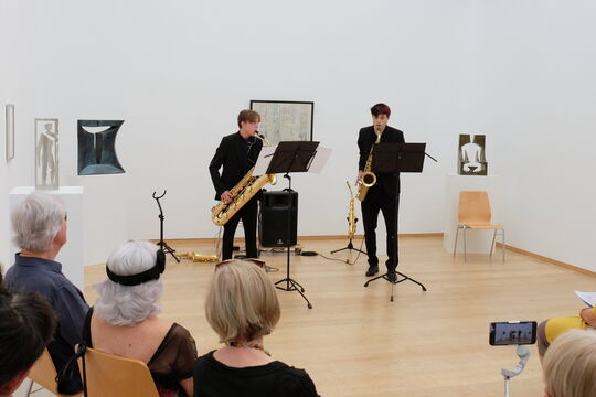 Saxophon Duo M. Kirschke und K. Ryding